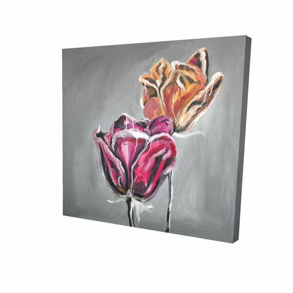 Fondo 16 x 16 in. Abstract Tulips-Print on Canvas FO2788671